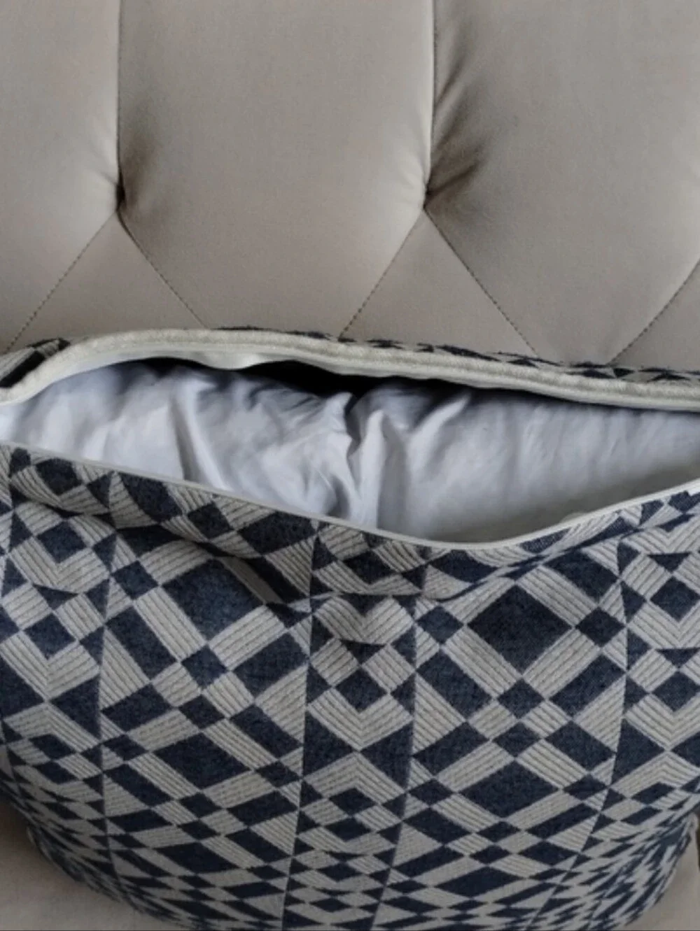 Accent Pillow w Down Insert Blue Casa Decor 19